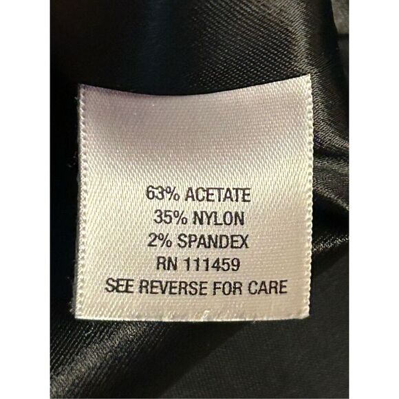 White House Black Market satin evening wrap, jacket size 4 (4918) Read - Picture 3 of 5